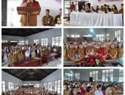 Bupati RD Minta Para Guru dan Tenaga Pendidik Lebih Proaktif Kepada Siswa Agar Mampu Bersaing Sebagai Sekolah Unggulan.