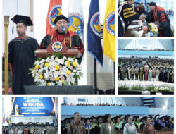 Bupati Robby Dondokambey Ikuti Sidang Terbuka Senat, Wisuda Semester Genap Tahap I Tahun Akademik 2025/2026.