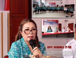 Ny. Martina Dondokambey-Lengkong Pimpin Rapat Koordinasi Bulan Maret
