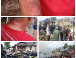 Kebakaran Hanguskan Rumah Warga Yan Singon di Kiawa 1 Barat