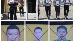 Polres Minahasa Laksanakan Upacara Pemberhentian Tidak Dengan Hormat, Kepada Tiga Anggota Kepolisian Minahasa. 