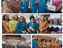 Peringatan HKG PKK Ke-54 di Lakukan Penyerahan Hadiah dan Penilaian Lomba UMKM di Stand PKK