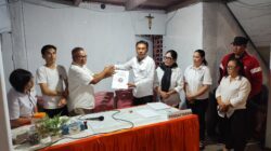 Polres Minahasa Laksanakan Pengamanan Bakal Calon Hukum Tua.