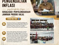 Wabup Vasung Hadiri Rakor Pengendalian Inflasi dan Sosialisasi Jaminan Produk Halal