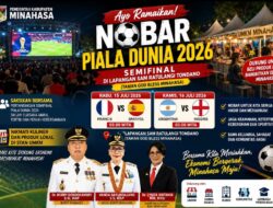 Pemkab Minahasa Ajak Masyarakat Nobar Semifinal Piala Dunia 2026 di Lapangan Sam Ratulangi Tondano