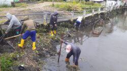 Kerja Bakti Awal Tahun, Pemdes Paslaten Wujudkan Semangat Gotong Royong