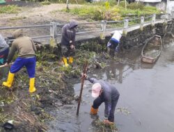 Kerja Bakti Awal Tahun, Pemdes Paslaten Wujudkan Semangat Gotong Royong