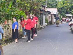 Pemdes Paslaten Gelar Kerja Bakti di Kompleks Pasar Remboken