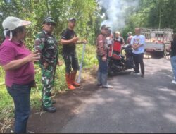 Kerja Bakti Bersihkan Perbatasan Leleko–Urongo, Hukum Tua Ajak Warga Hentikan Buang Sampah Sembarangan