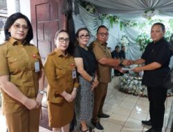 Bupati Robby Dondokambey dan Jajaran Pemkab Minahasa Hadiri Ibadah Penghiburan di Kapataran Satu