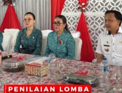 Ketua TP-PKK Minahasa Hadiri Penilaian Lomba 10 Program Pokok PKK di Desa Tempang.
