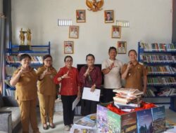 Penilaian Lomba Perpustakaan Desa/Kelurahan Tingkat Kabupaten Minahasa Digelar di Desa Kembuan. 
