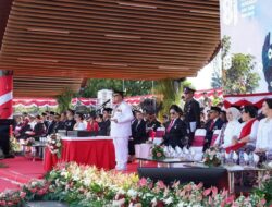 Bupati Robby Dondokambey Pimpin Upacara HUT ke-81 Kemerdekaan RI di Tondano