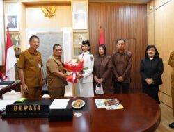Bupati Robby Dondokambey Beri Penghargaan untuk Faith Maengkom, Paskibraka Nasional Asal Minahasa
