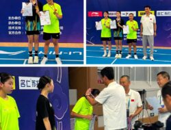 Pebulutangkis Muda Kawangkoan Fania Nathania Kembau Raih Juara 3 di China Harumkan Minahasa. 