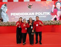 Megawati Pimpin Konsolidasi Akbar PDI Perjuangan Sulut, RD-Vasung Hadiri Pelantikan Struktur Partai