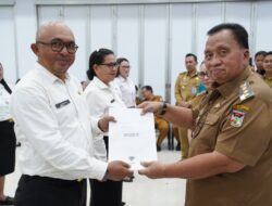 Bupati Robby Dondokambey Lantik Pejabat Administrator, Pengawas dan Fungsional di Lingkungan Pemkab Minahasa