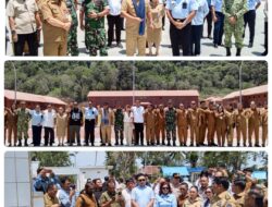Gubernur Yulius Sidak Progres SMA Taruna Nusantara, Vanda Sarundajang Turut Dampingi. 