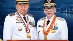 EL NINO BERLANJUT, BUPATI ROBBY DONDOKAMBEY DAN WABUP VANDA SARUNDAJANG AJAK MASYARAKAT PAKAI MASKER
