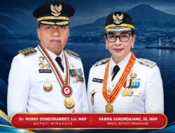 EL NINO BERLANJUT, BUPATI ROBBY DONDOKAMBEY DAN WABUP VANDA SARUNDAJANG AJAK MASYARAKAT PAKAI MASKER